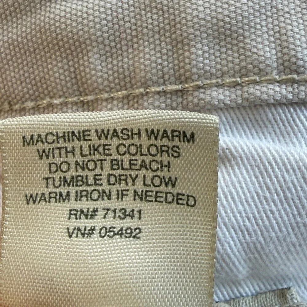 LL‎ Bean Comfort Waist Khaki Cargo Pants Mens 33x30 Gorpcore Dadcore Cotton
